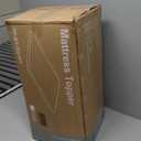 Full Size Mattress Topper for Back Pain, Cooling Extra Thick Mattress Pad Cover with 8-21 inch Deep Pocket, Plush Pillow Top Mattress Topper Overfilled with Down Alternative, Full Size, White