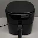 Chefman Air Fryer  6 QT Compact Airfryer for Quick & Easy Meals, Features Hi-Fry Technology for Extra Crisp, Easy-View Window, Touch Controls with 4 Presets, Nonstick & Dishwasher Safe Basket - Black