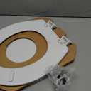 BEMIS 500EC 390 Toilet Seat with Easy Clean & Change Hinges, 1 Pack Round, Cotton White