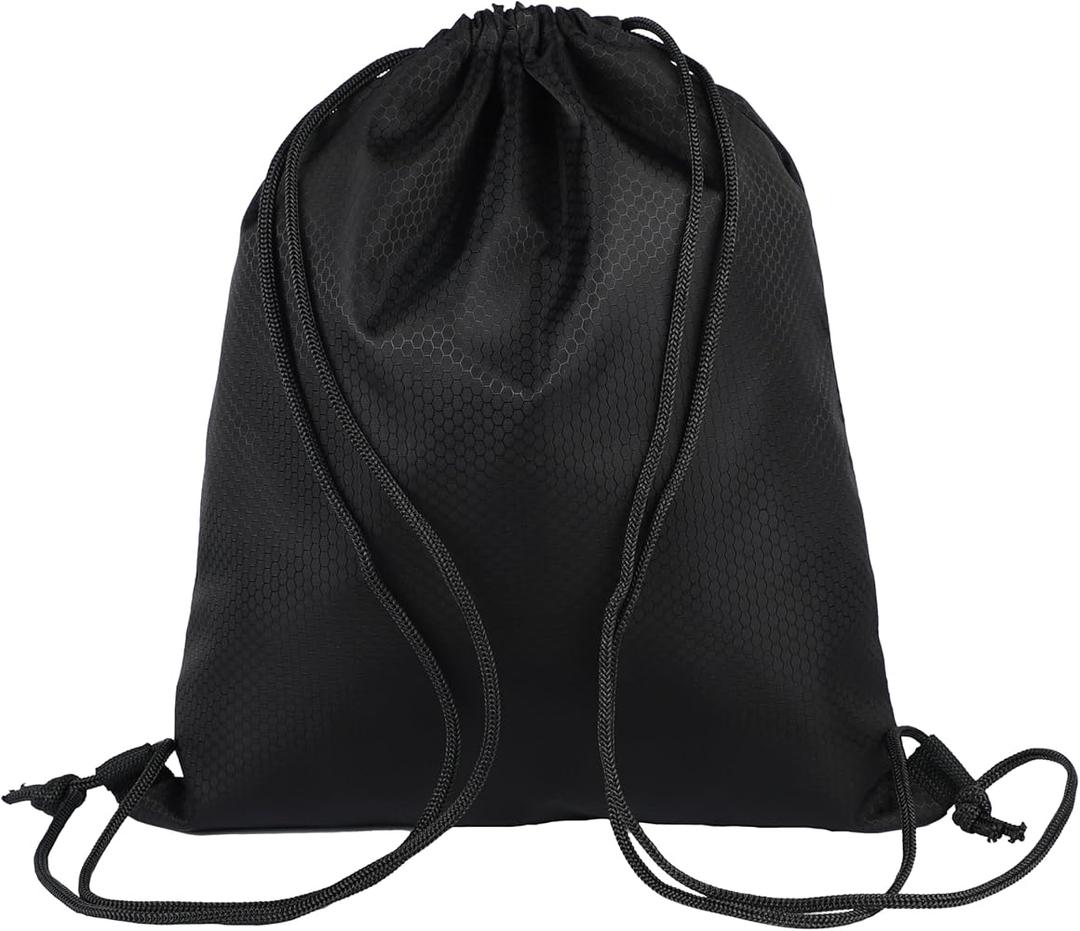 Red Hat Drawstring Bags with Name Logo Text, Personalized Drawstring Pouch Bulk, Customized Drawstring Bag Medium 3pcs