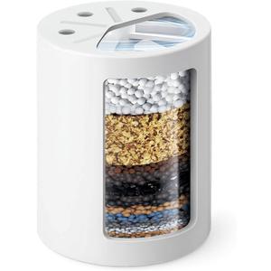 Vortex-Action Shower Filter Advanced Redox Purification with Copper-Zinc KDF for Hard Water Reduces Chlorine & Heavy Metals Revitalizes Skin & Hair (Replacement KDF Filter)