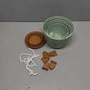 BESPORTBLE 5Pcs Self Watering Planter Easy Plant Care for Indoor Balcony Use Space Saving Flower Pots for Home Office Garden Decoration