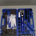 Orion Motor Tech Hydraulic Flaring Tool Kit, Universal Brake Flaring Tool Set with Tubing Cutter, 45 Single& Double Flaring Tool Kit with Deburring Tool, Brake Line Flaring Tool for ISO Bubble Flare