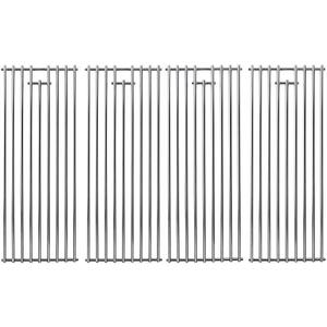 16517 Grill Grates Replacement Parts for Bull 4 Burner Angus 47628 47629 Outlaw 26038 26039 Steer Premium 69008 69009 Solid Stainless Steel BBQ Cooking Grid for Bull 7 Burner Premium 18248 18249 4 PCS