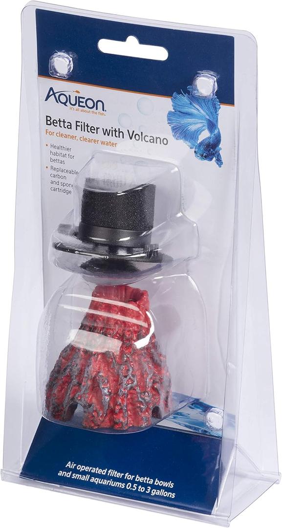 Aqueon Betta Filters Volcano One Size