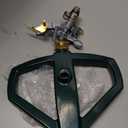 Hourleey Impact Sprinklers for Yard, Heavy Duty 360 Degree Rotating Pulsating Lawn Sprinkler with Metal Base for Garden Large Area, Water Coverage up to 5,800 Sq. Ft