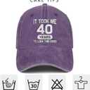 40th Birthday Gifts Men Women 40 Year Old Gifts Ideas It Took Me 40 Years to Look This Good Hat Washed Cotton Hat