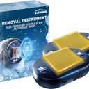 2pcs Anti-Freeze Electromagnetic Car Snow Removal Device,2026 Portable Solar Electromagnetic Snow Melter,Car Interference Antifreeze Instrument for Ice and Snow Scraping
