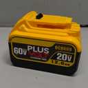 Lot de 2 batteries au lithium 60 V/20 V 12 Ah pour outils électriques DEWALT DCB609 20 V/60 V, DCB606 DCB612, compatibles avec les chargeurs de batterie au lithium DeWalt 20 V 60 V (2)