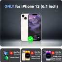 jaroco Magnetic for iPhone 13 Case, [Compatible with MagSafe][Military Grade Drop Protection][Heavy Duty Protection][Non-Slip][Shockproof] 2-Layer Durable Bumper Phone Case 6.1''-Dark Purple