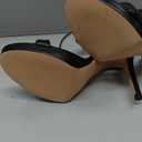 CELLENZ Stiletto Women High Heels: 4.3 Inch Comfortable Heels Prom Party Wedding, Peep Toe Platform Heels, Black White Silver Gold Strappy Heel Sandals (Black) 7.5