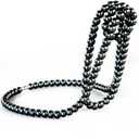 Elegant and Stylish Pearl Necklace Rack, Modern Decorative Glass Holder,Single Bottle Holder for Stylish Glass Display (Black)