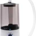 EKDJKK 4L Reptile Humidifier Fogger, Large Size High Pressure Silent Reptile Tank with Humidity Control and Hose for Reptiles, Amphibians, Herps, Compatible with All Terrariums, Cages, Enclosures (Clear)