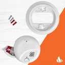 BRK First Alert SMI100, Battery-Operated Smoke Alarm, 3-Pack
