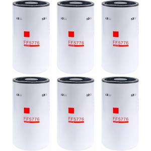 FF5776 Fuel Filter Compatible With Replaces Cummins ISX ISX15 11.9L 15L 16L Engine Replace 2864993 3685306 BF9885 P555776 5599456 FF5825NN Set Of 6
