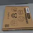 TEKWAVE Punch Needle Kit for Adults Beginners Rooster Sunrise Design, Step-by-Step Video Pre-Printed Pattern and Written Instructions, DIY Embroidery Set with Yarn, Fabric, Hoop for Home Decor Crafts