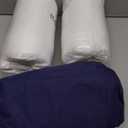 Favoyard Outdoor Deep Seat Cushion Set, 19 x 19 Inch Rainproof & 3-Year Fade Resistant Patio Furniture Cushions, Removable Seat Bottom & Back Cushion Covers with Ties for Chair, Sofa, Couch, Blue