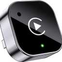 2026 Upgraded Wireless CarPlay Adapter& Android Auto Adapter, Mini&Stable CarPlay Wireless Dongle for iOS 10 Android 11 and Above(Black)