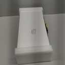 BAYKA White Floating Shelves for Wall  Rustic Wood Wall Shelves with Metal Brackets for Bathroom, Bedroom, Kitchen, or Living Room Decor Organization  Set of 3, Sturdy Storage with 22lb Capacity (15.7inches, C. White - Modern Minimalist Style)