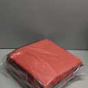 Christmas Ornament Storage Box, Premium Ornaments Organizer with Adjustable Dividers Pockets Clear Window Store Up to 64 Holiday Ornaments Storage Container Bin Zippered for Christmas Decorations Red