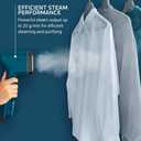Rowenta PurePop Handheld Steamer for Clothes 1.5 Lbs 15 Second Heatup, 2.3 Oz Capacity 1150 Watts Portable, Ironing, Fabric Steamer, Garment Vacation Essentials, Travel Must Have Blue DR2020 DR2020U1