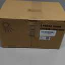 Beautyard Outdoor Solar Candles Lights Flickering Decorative Lantern Stake Lighting for Garden, Backyard, Lawn, Pathway, Patio Accessories and Decor ( Small 6 Pack , Black )