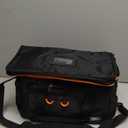 Travel Carry Bag Compatible with Positive Grid Spark 40 Amp, Double Layer Gig Bag with Multiple Pockets for Accessories, Music Gear Case with Handle Strap and Non-slip Bottom, Black