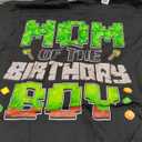 Mom Of The Birthday Boy Game Pixel, Birthday Party T-Shirt, Size L