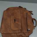 WYFJNX PU Leather Backpack Purse for Women Fashion Multipurpose Design Handbag Ladies Shoulder Bags Travel Backpack Brown