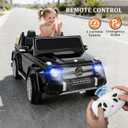 MINIATURE MOTORS Licensed Maybach G650 Landaulet Ride on Car, 12V Kids Electric Car Remote Control, Bluetooth Music Player, 3.7MPH Max Speed, Headlight, Seat Belt, Trunk for Boys & Girls-Black