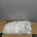 DWR Heavyweight Down Feather Fibers Comforter Oversized King, Ultra-Soft Cotton Blend Fabric, Overfilled Winter Warm Hotel Duvet Insert for Cold Weather/Sleeper (120x98, White)