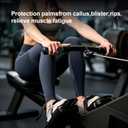 Weight Lifting Grips Rubber Gym Weightlifting Anti-Slip Workout Grips Fingerless Gym Gloves Hand Palm Protection Gloves for Training and Exercise,Deadlift,Pull Up