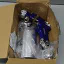 ENDOZER Professional Siphon Feed Spray Gun for Paint, Red Handle, 34 oz -1.4 1.7 2.0mm Nozzle for a Variety of Low Viscosity PaintsBlue