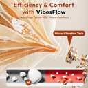 NCVI Electric Breast Pump F1, VibesFlow Micro-Vibration with Hospital-Grade Suction for More Comfort & Flow, Independently Adjustable Suction & Rhythm, Breastfeeding Kit with Storage & Cooler Bags