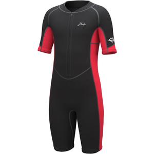 Hevto Kids Wetsuit Shorty Boys Girls Youth 2mm Neoprene Short Wet Suit in Cold Water for Swimming Snorkeling Surfing Diving (Red, 7)