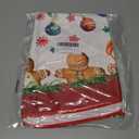 XCHI Red Gingerbread Man Snowman Christmas Tree Skirt Christmas Party Decorations for Home Xmas Holiday Winter Indoor Decro 48 Inch