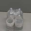 Condiment Squeeze Bottles, 12 oz Silicone Squeeze Bottles For Sauces, Leak Proof Condiment Containers with Extra Interchangeable lid, Easy Squeeze for Oil, Honey & Dressings, BPA FREE (4 Pack) (Grey)