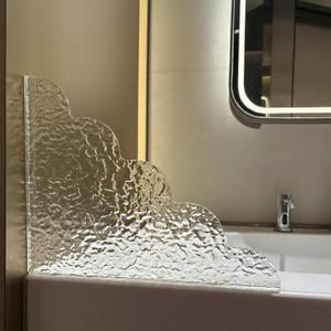 Acrylic Shower Splash Guard Set, 11.5 x 9.1 inches, 2-Pack, Waterproof Corner Guards for Bathtub to Keep Water in Shower or Bath/Bathtub Accessories