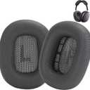 Replacement Ear Cushions for AirPods Max 1 Over-Ear Headphones, Protein Leather Covered Earpads with Memory Foam and Magnet (Space Gray)