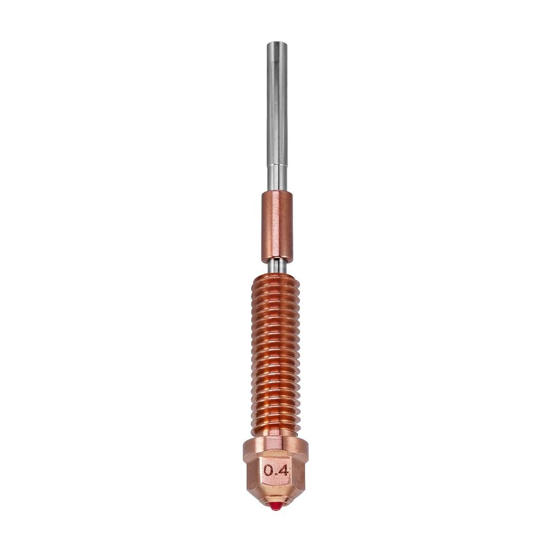 Quick-Swap Ruby Nozzle 0.4mm for K1C / Ender-3 V3 / Ender-3 V3 Plus 3D Printer, Hardened & Abrasion Resistant for Precision Additive Manufacturing (K1C, 0.4mm)