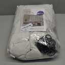 MIULEE Natural Pinch Pleated 100% Blackout Linen Curtains for Bedroom, Room Darkening Light Blocking Window Curtains 84 inches Long for Living Room, Black Out Pleat Drapes with Pin Hooks, 2 Panels