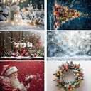45 Pack of 24 Christmas Cards, 6 Realistic Painting Designs Merry Christmas Cards with Envelopes & Stickers, New Years Greeting Cards Bulk, 5x7 Inches