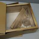 Shadow Box Frame 10x16inch Shadow Boxes Display Cases with Linen Back and Removable Shelves, Picture Frame Wedding Bouquet Memorabilia Medals Photos Memory Box for Keepsakes