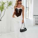 Blooming Jelly Womens Summer Crop Tank Tops Sexy Going Out Outfits 2025 Sleeveless Shirt Y2k Camisole Fashion Clothes (L)