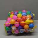 Ball Pit Balls Phthalate Free BPA Free Crush Proof Plastic - 7 Bright Colors in Reusable Play Toys for Kids with Storage Bag