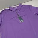 Mens Golf Shirt Short Sleeve Moisture Wicking Dry Fit Performance Solid Pique Collared Golf Polo Shirts for Men L