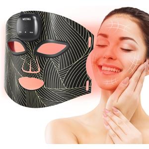 Red Light Therapy Mask for Face - FDA-Cleared 400-850nm LED Red & Near-Infrared Light for Skin Rejuvenation, 8 Skin Care Modes, Home Beauty Device, Relaxing Birthday Mothers Day Gifts for Women