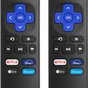 【Pack of 2】 Replacement Remote for Roku Box,for Roku Express,for Roku Premiere,for Roku Player,for Roku1/2/3/4,(NOT for Stick and TV or Game)