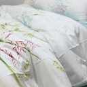 Bedding Set – Floral Print, Comforter 89"x88" with Pillowcases 30"x22"