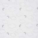 Gerber Boys and Girls Newborn Infant Baby Toddler Nursery 100% Cotton Flannel Receiving Swaddle Blanket, Clouds Grey, 5-Pack